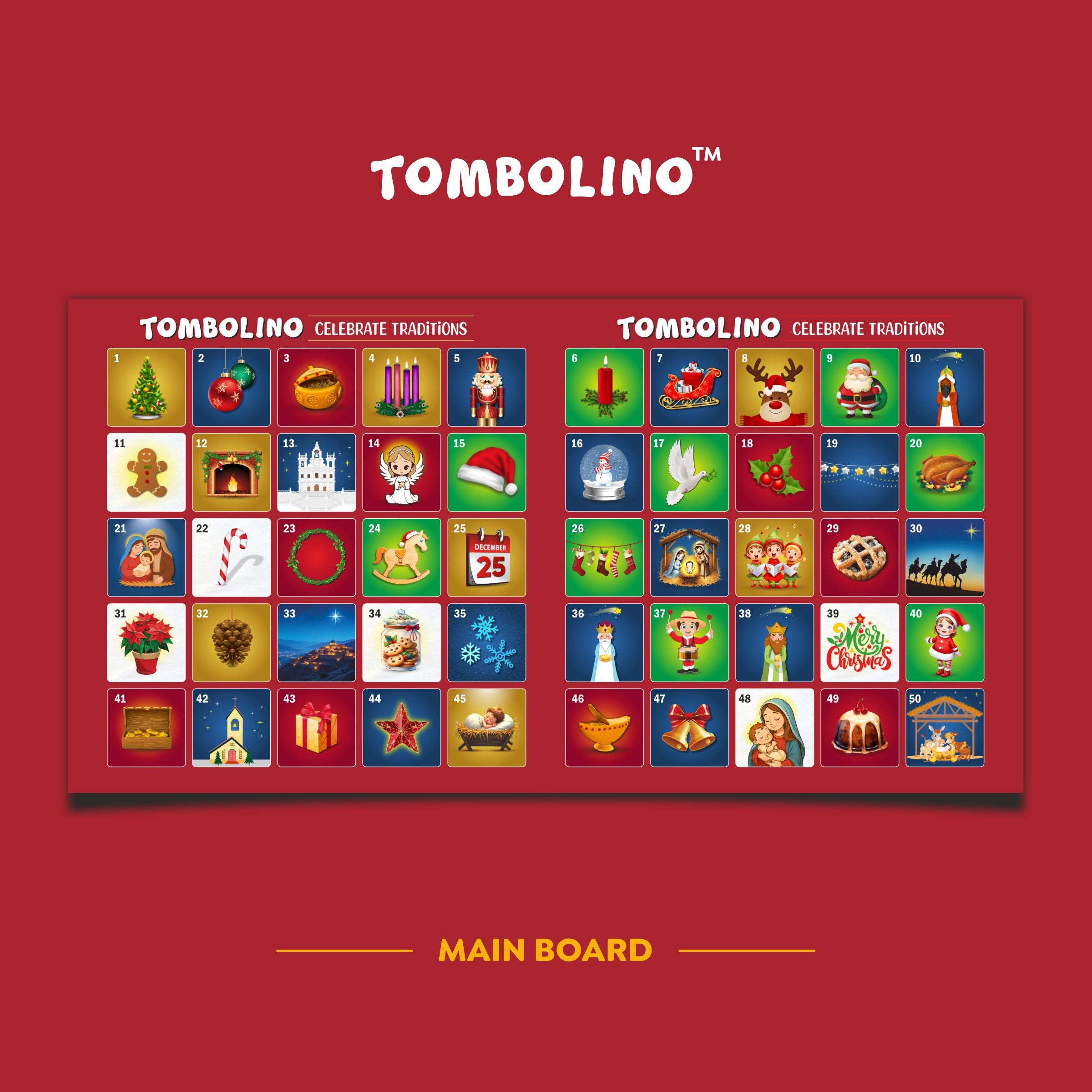 Tombola Christmas Edition Board Game