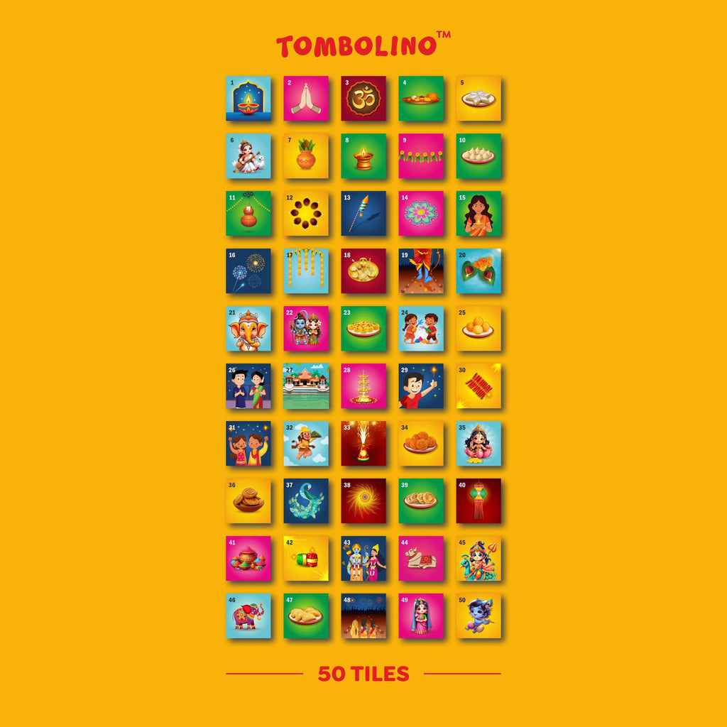 Tombola Indian Festival Edition Board Game